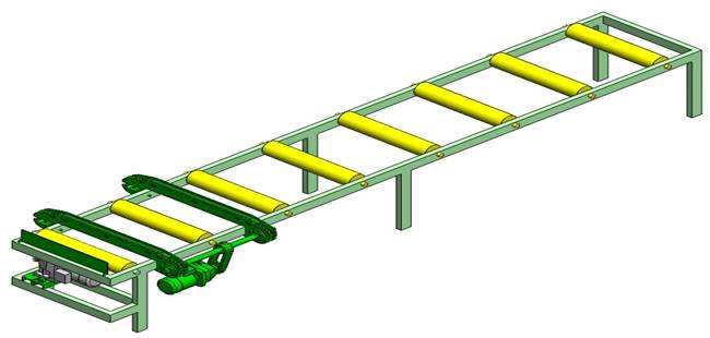  - SIDE MOVING OUTPUT CONVEYOR 6 Mt